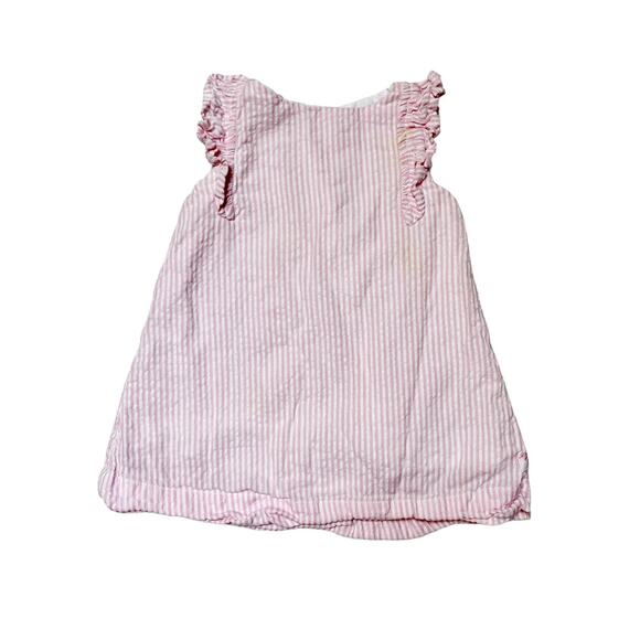 Ruffle Butts Seersucker Ruffle Dress Size 6-12m - Picture 1 of 5